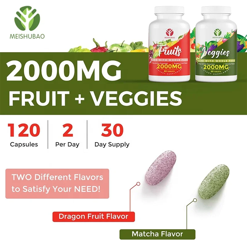 Food Supplements  Everyday Fruits and Vegetables Supplements 18 Whole Fruit and 17 Whole Veggie Set