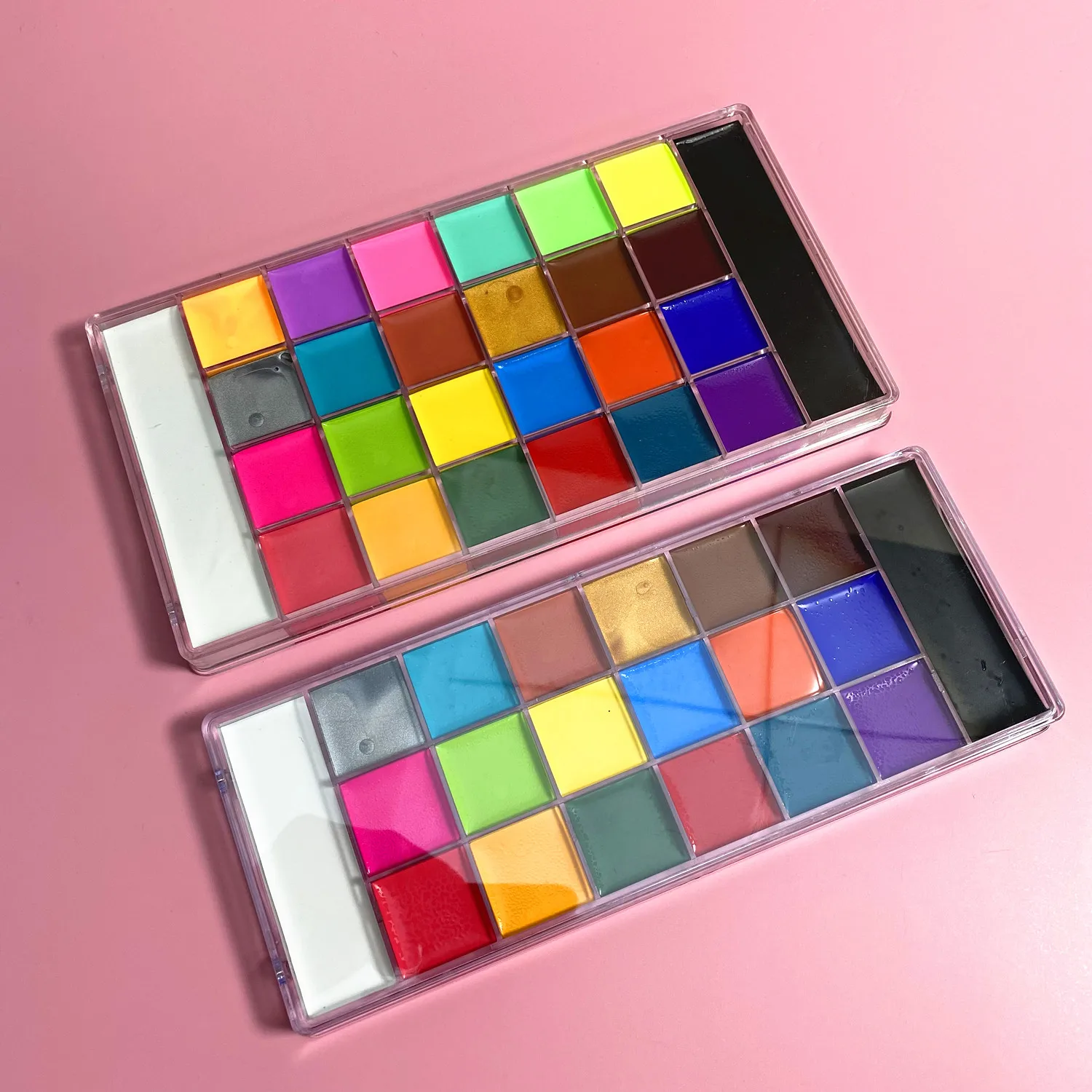 20-Color Body Face Painting Palette for Halloween Cosplay Parties OEM Body Makeup Halloween Cosplay Face Body Painting Supplies