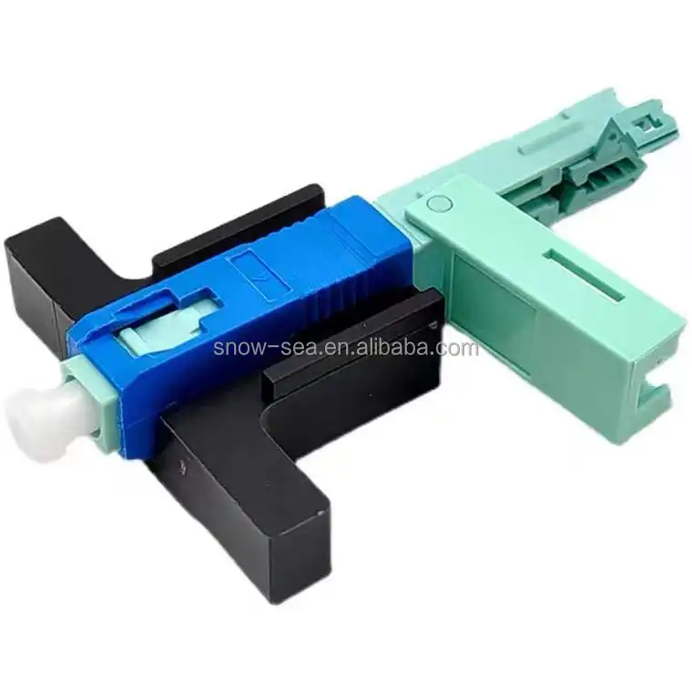 FTTH Passive SC/UPC SC/APC Quick Field Assemble Wedge T Click Type Fiber Optic Fast Connector