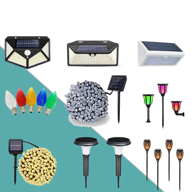 recargables lampara luz solar lamba led exterior focos solares lampes solaire landscape luminaria light solar yard lamp