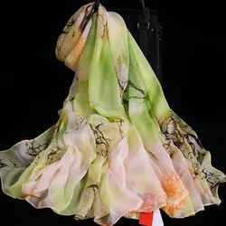 W140*L175cm  Anti-snatchSilk Scarves soft Hijab summer Scarf  High Quality Shawl Wrap Cape  Scarf Face Cover women ladies Girl