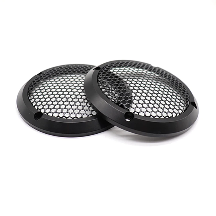High quality Speaker Grill Aluminum Black  Metal Mesh Cover Car Stereo Speaker Cover Grill