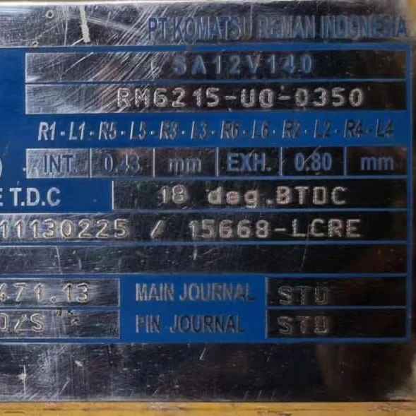 SA12v140 Engine RM6215-U0-0350 for Excavator Parts