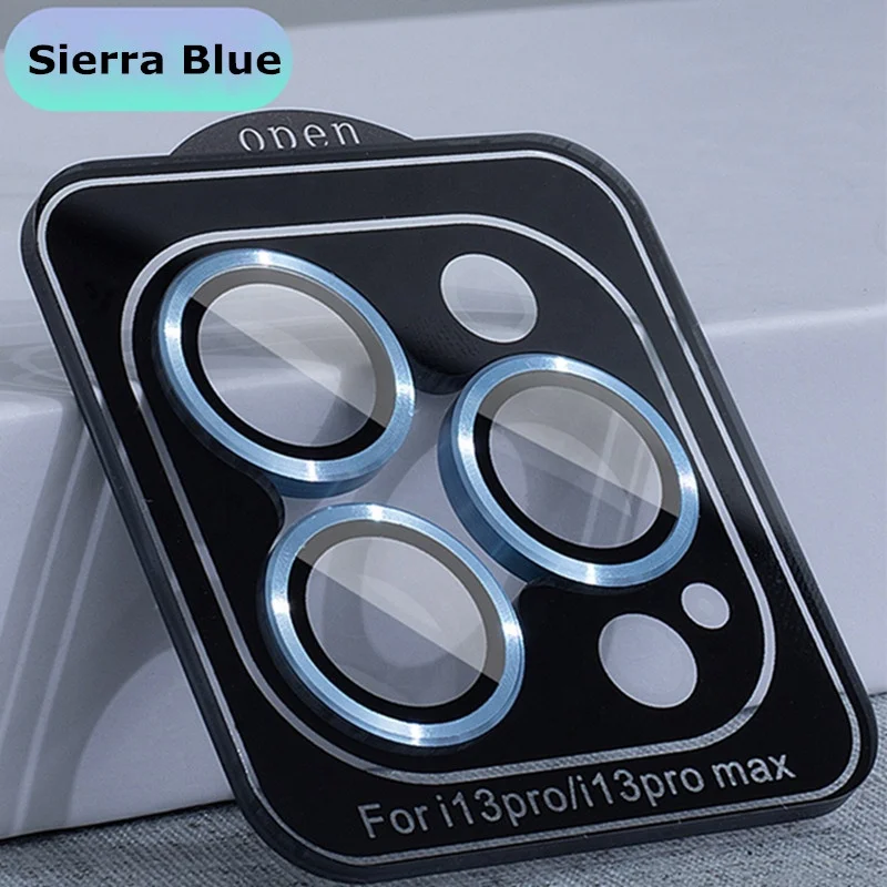 Camera Lens Aluminum Alloy ring case temped glass with installation tool Protectors For iPhone 12 13 14 Pro Max