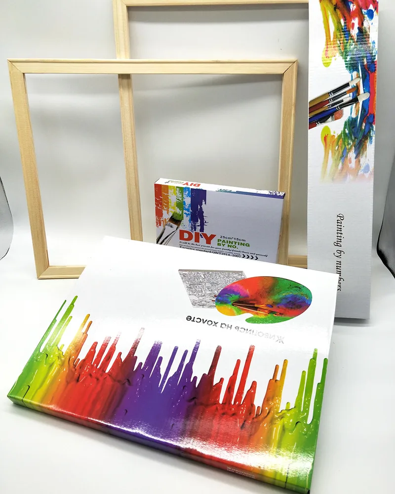 Elegent lady in Paris Eiffel Tower DIY painting by numbers oli painting art decoration