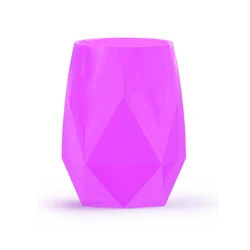 New Arrival Food Grade Custom Printed Silicone Wine Glass Cup