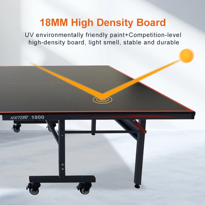 Loki Factory Outlet Professional International Standard Size Foldable Rxton 1800 Thickened Table Tennis Table