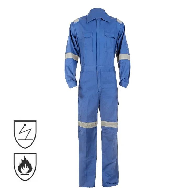 Factory Supply Coverall Cotton An-Static FR Mechanic Welder Work Clothes