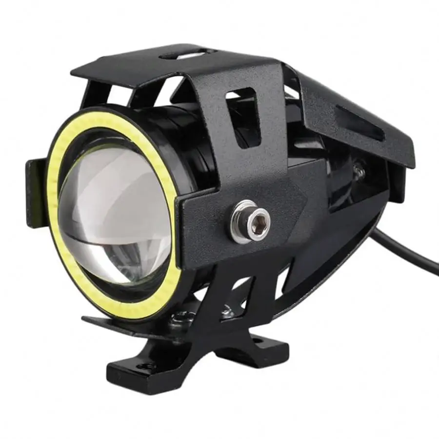 new product 3 Sides Red Blue 3 Led Car Motorcycle Spotlight White Yellow Fog Lights For Car 4wd Atv Truck Light Accessories