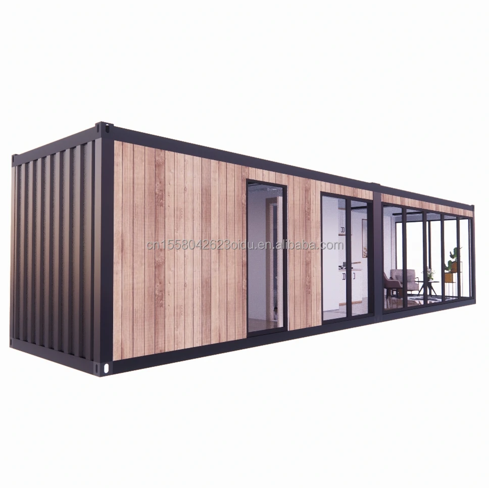 EU Modern Wooden Prefabricated Houses Flat Packaging Container for Resort Hotel Prefabricated Homes