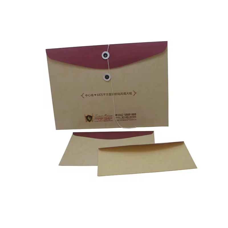 Recyclable High Quality Gift Packaging Paper Envelope With Logo Printing Wholesale Custom Card Envelope