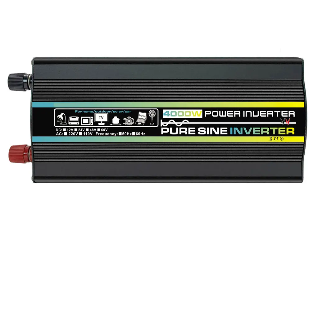 12000W Pure Sine Wave Power Inverter Car Solar Inverter Voltage Transformer DC12/24/48/60V To AC 220V Socket Converter Inverter