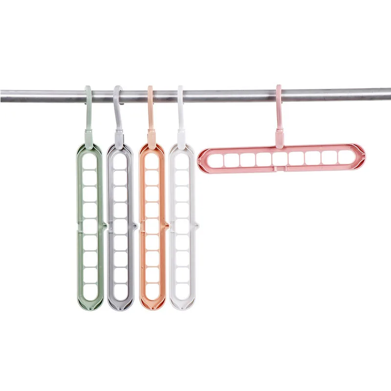 6pcs Closet Organizers Multifunctional Closet Storage Wardrobe Heavy Shirts Pants Children Clothes Wall Hanger Connector Hooks