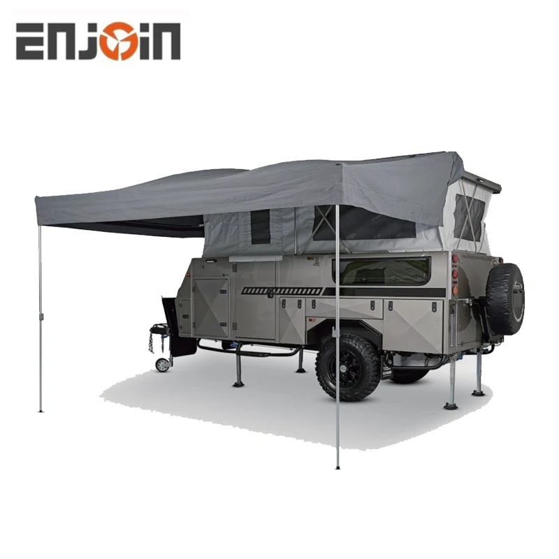 ENJOIN 2022 Hot Garavan Tent Car Awning Factory Customized Roof Top Tent  Car Side Awning for Outdoor Camping