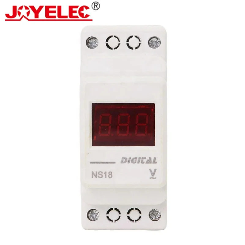 Din-rail Digital Hz Meter NS18 Digital Volt Voltage Meter Energy Meter