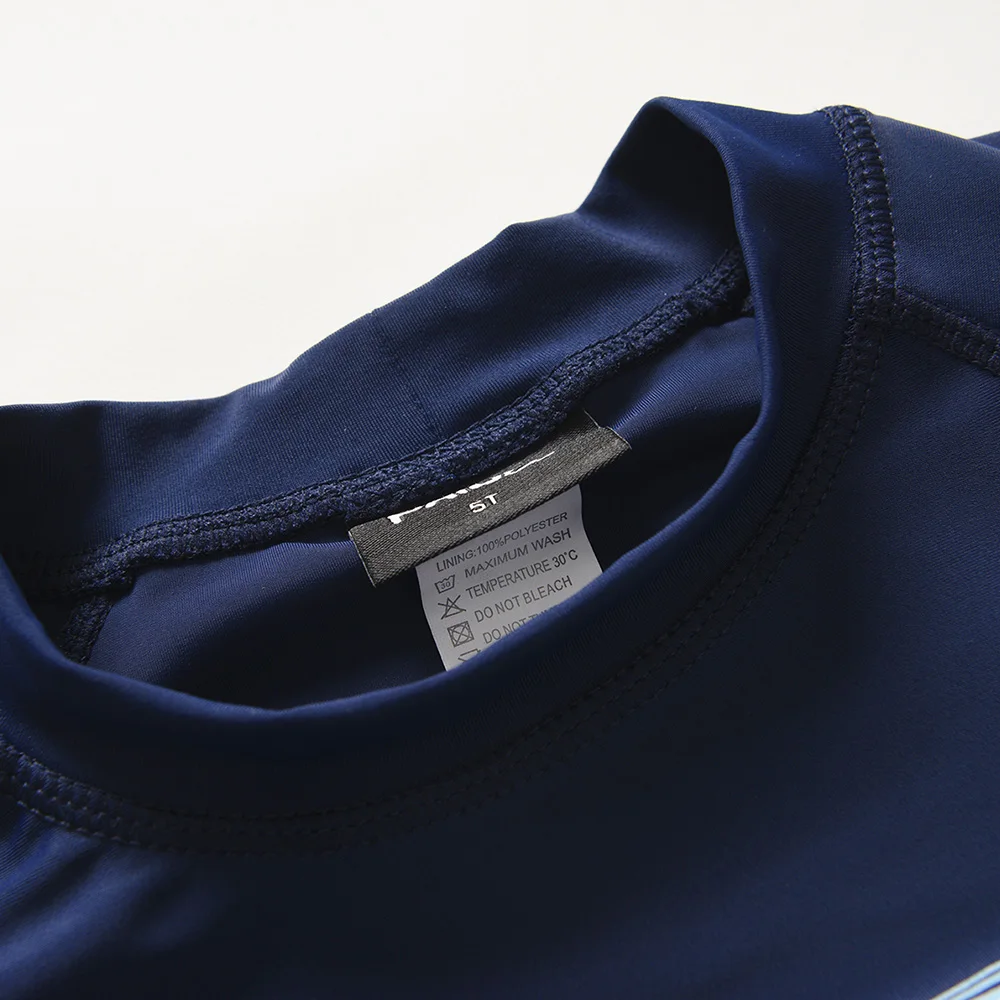 
Boys Long Sleeve Children Custom Swimwear Rash Guard Swimsuit Bathing Swimming Suit for Kids 