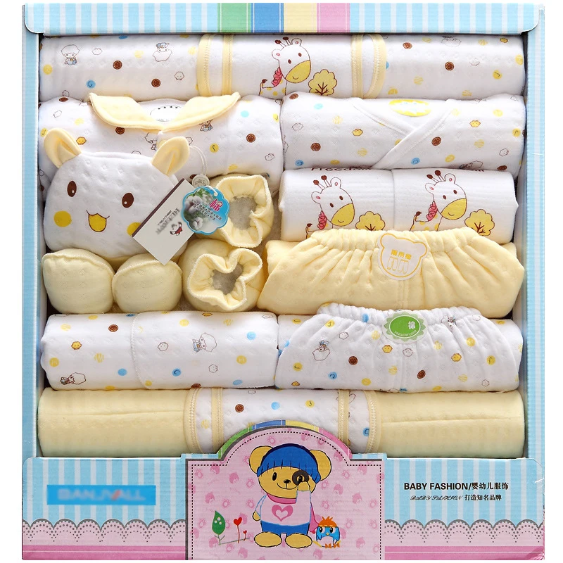 baju bayi murah 18 piece new born baby set baby rompers conjuntos de roupas de beb baby clothes newborn set gift crown