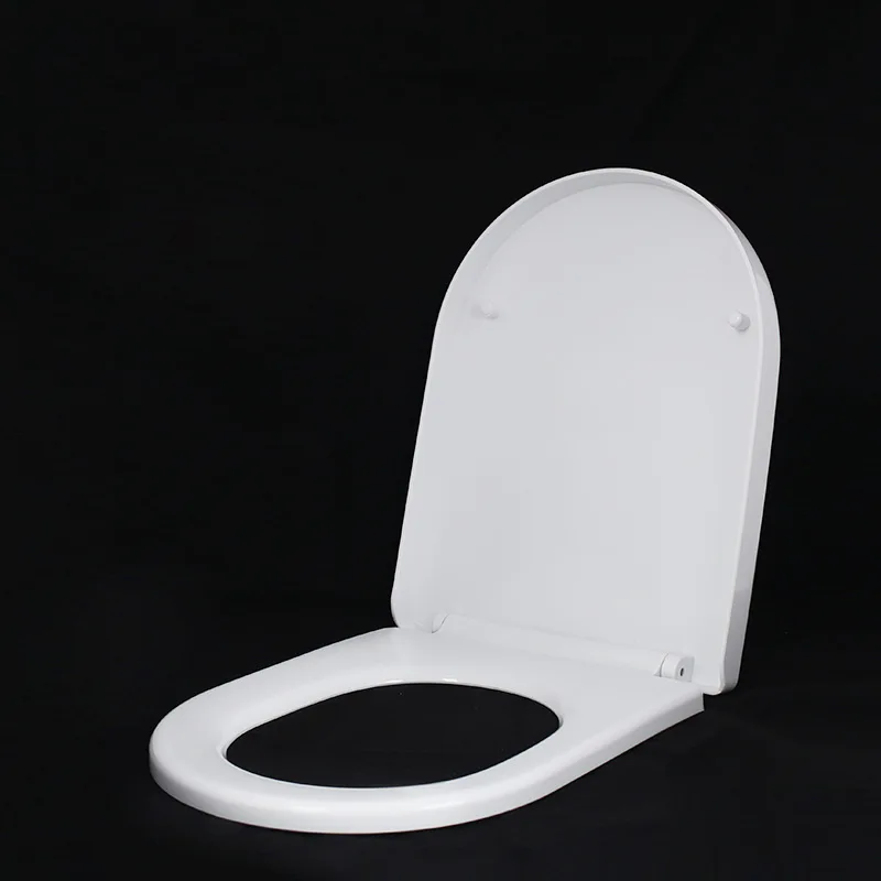 Double key toilet seat universal thickening slow drop silent toilet seat shockproof compression toilet seat