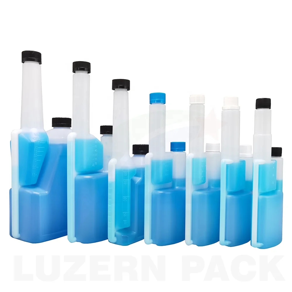1000ml 32 oz Liquid Fertilizer Twin Neck Plastic Chemical Bottle For Liquid Petrochemicals