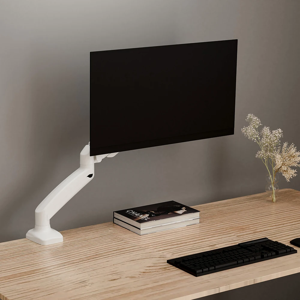 AUKI,13 To 32 Inch Aluminium Single Monitor Screen Stand Arm Vesa Mount Computer Stand In Home ,Office