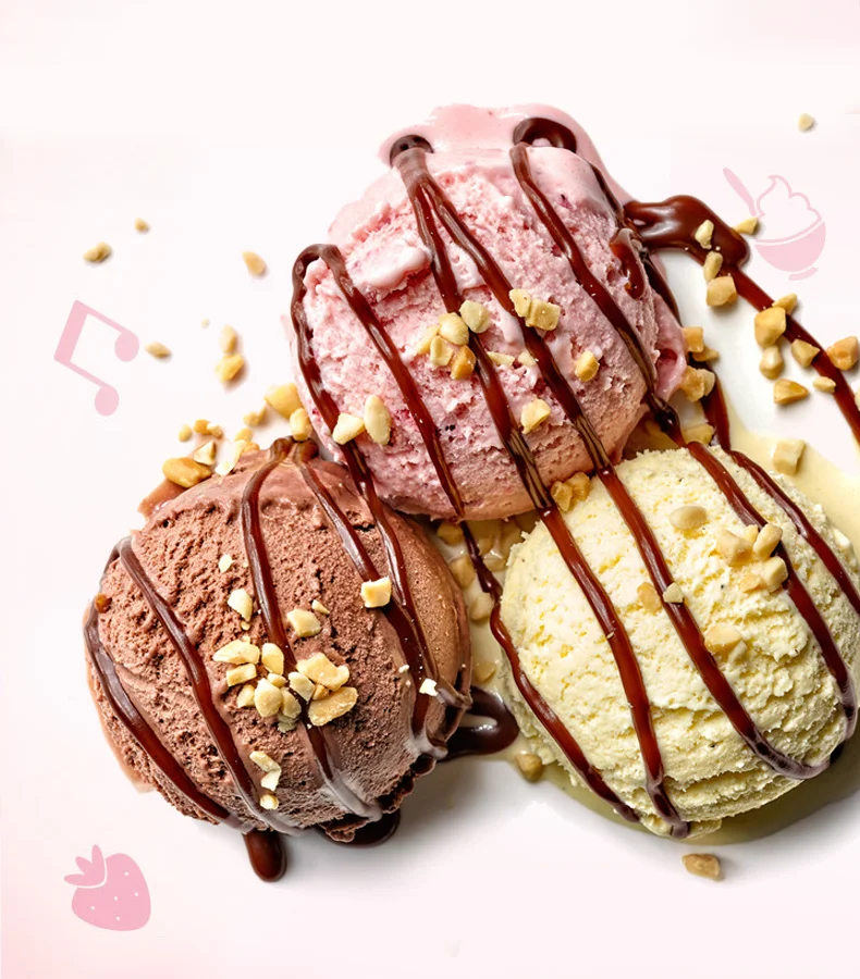 Automatic ice cream powder Popular Dessert  Ice Cream Powder For Juice  Food Bubble Tea Ice Cream