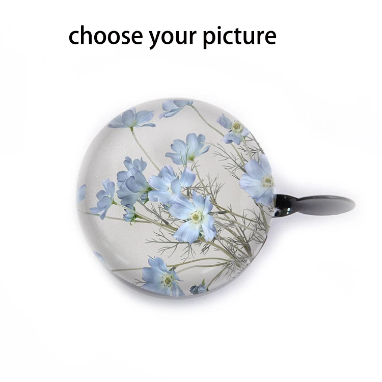 Sell Well New Type 2022 new style Small Bicycle Cycling Handlebar Ringing Bell with your flower