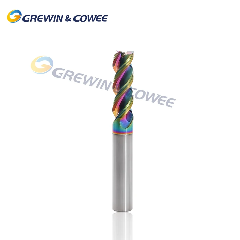 Grewin-2 /4 фреза HRC 55 60 65 карбидная плоская/Шаровая носовая/угловая Концевая с покрытием
