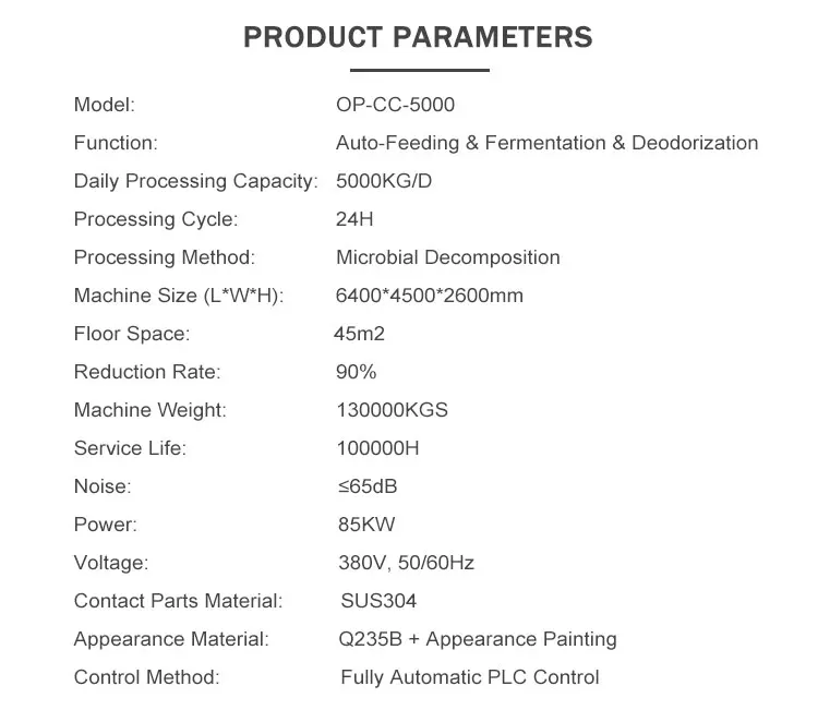 High Productivity Fully Automatic Organic Food Waste to Energy Machine