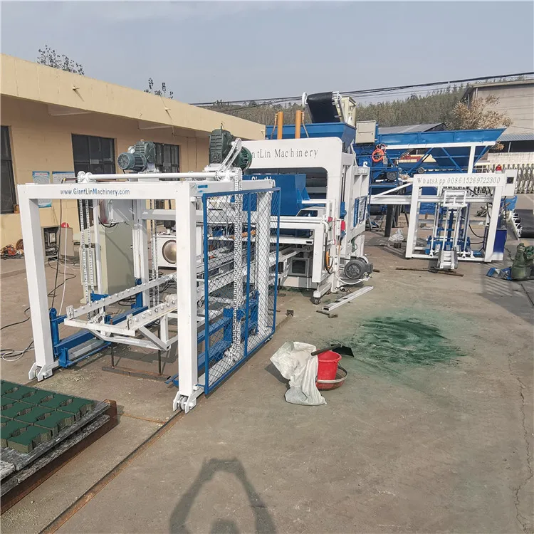 QT10-15 Китай мини PLC гидравлический цементный бетонный полый блок формовочная машина для полого твердого асфальтоукладчика