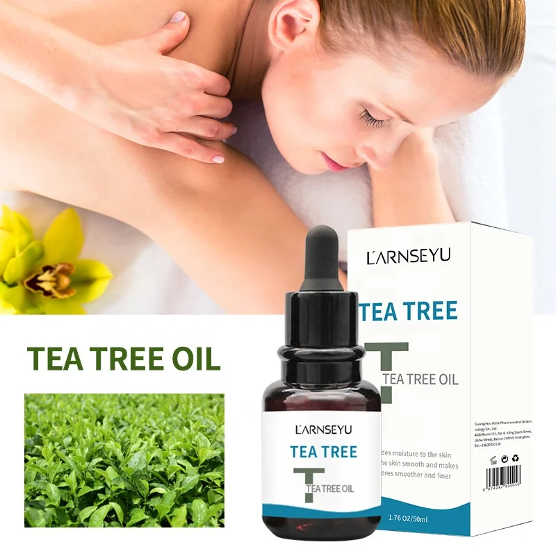 Tea tree essential oil astringent pores facial treatment massage essential oil aromatherapy skin care essential oil