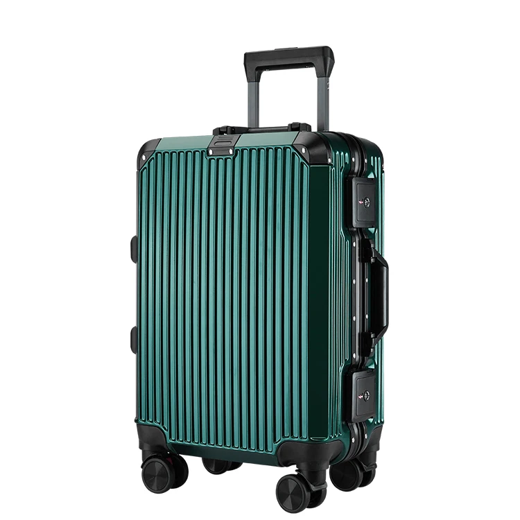 Dongguan Luggage Factory 5pcs set Trolley luggage case High Quality aluminum frame