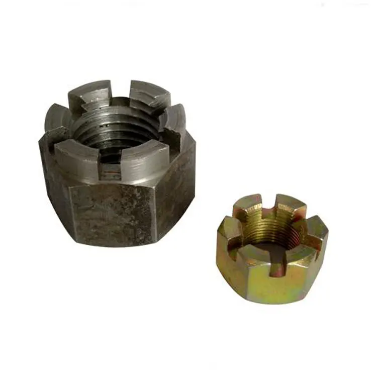 Hardware Manufacturer DIN935 Steel Hexagon Head Hex Slotted Castle Crown Nut