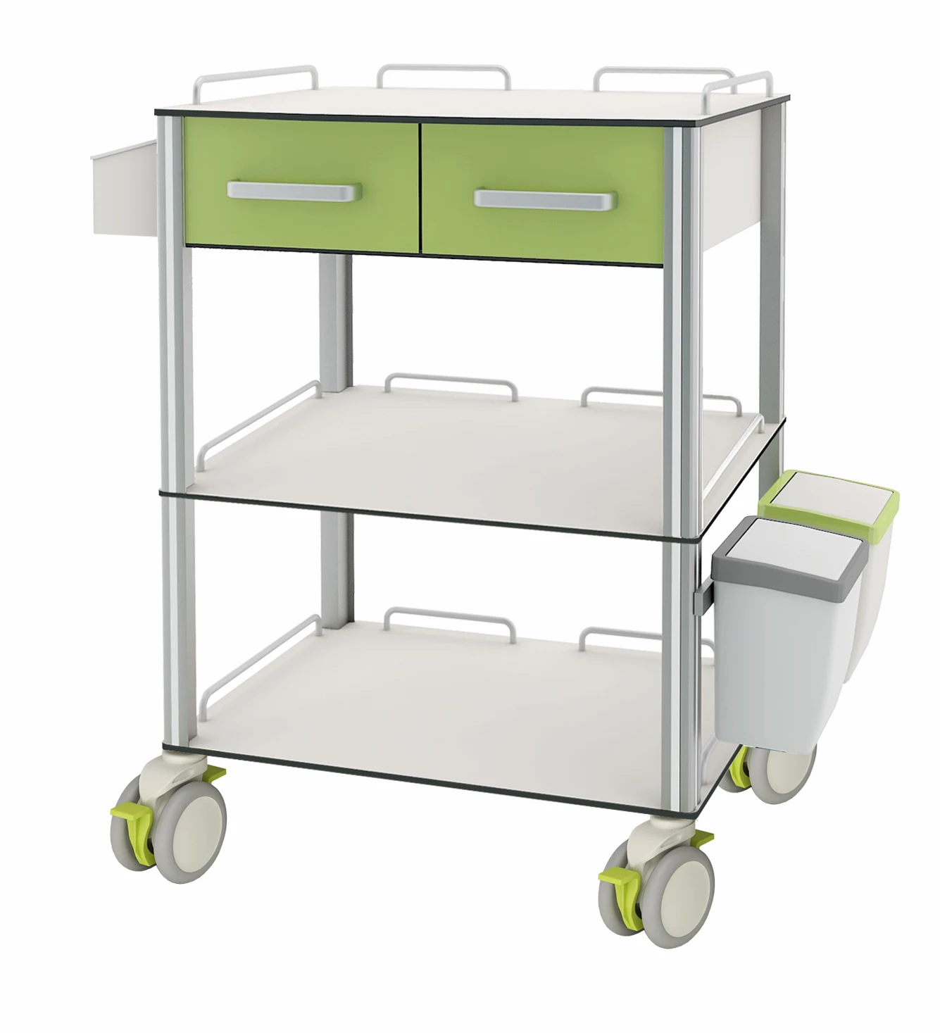 
Guangzhou Factory Wholesale Multifunctional Medical Trolley Cart Medicine Trolley Hospital Cart 