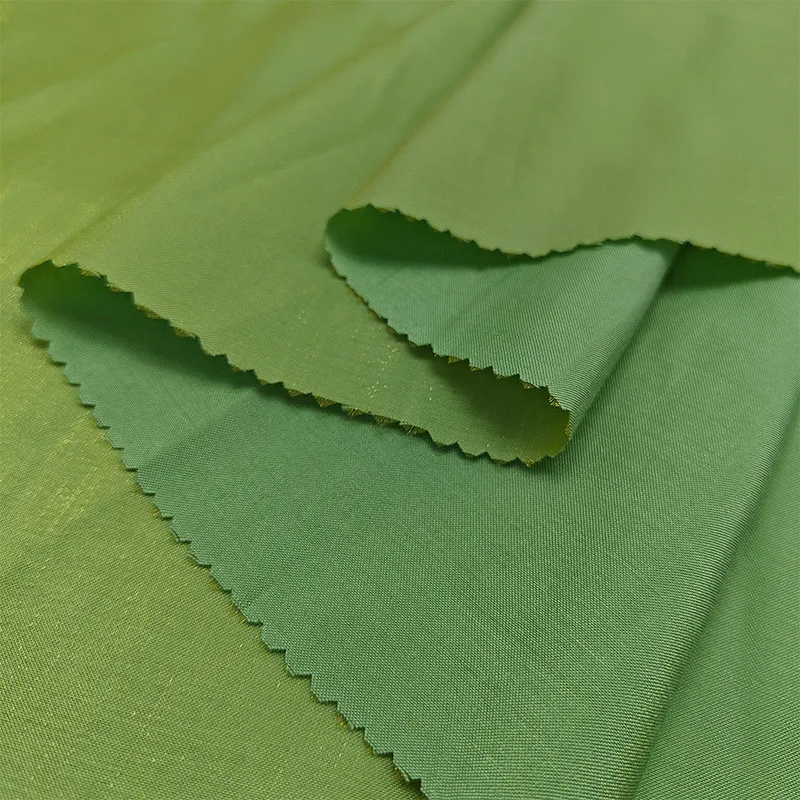 Special gold shiny cotton suiting tr fabric for men cut pises  glitter tulle fabric