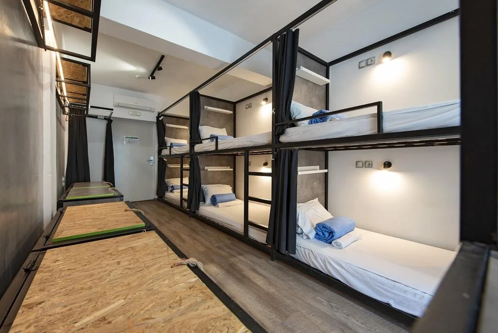JZD Cheap Steel Bunk Bed Adult Double Bunk Beds With Clothing Storage for Hostels