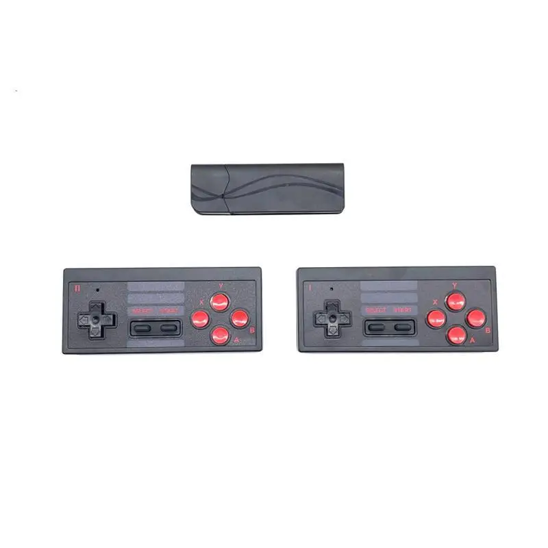 Topest Y3 U Box video Game Console USB 8 Bit TV Wireless Handheld Mini Game Console Build In 628 Classic dual Gamepad HD Output