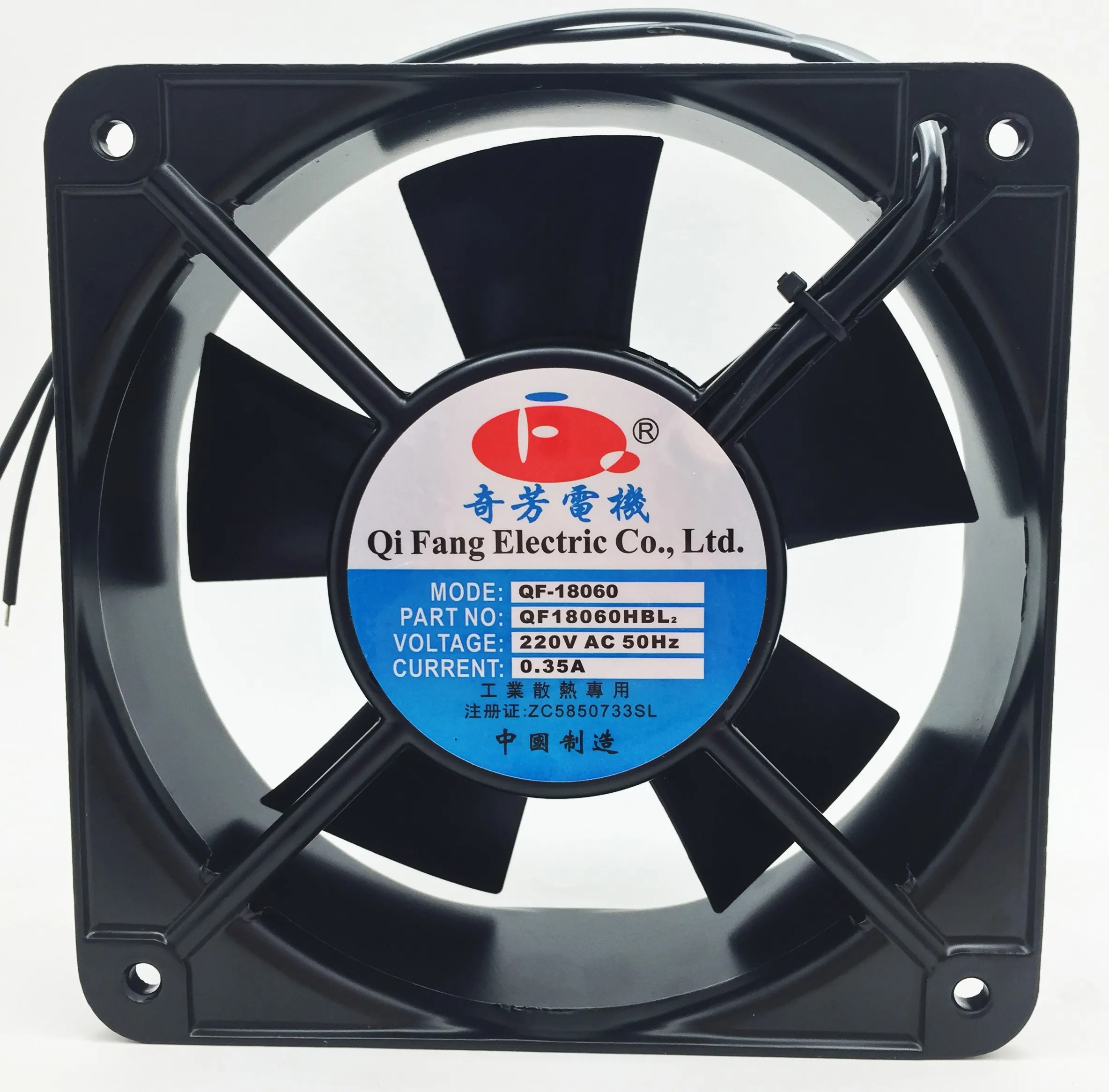 Hot Sale 180mm 18060 cooling fan 180* 180*60 mm large size low noise 110v 220v 380v Good Price AC Axial Fan