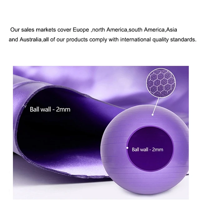 
2020 Mult color non toxic tasteless easy wash gym ball 85 