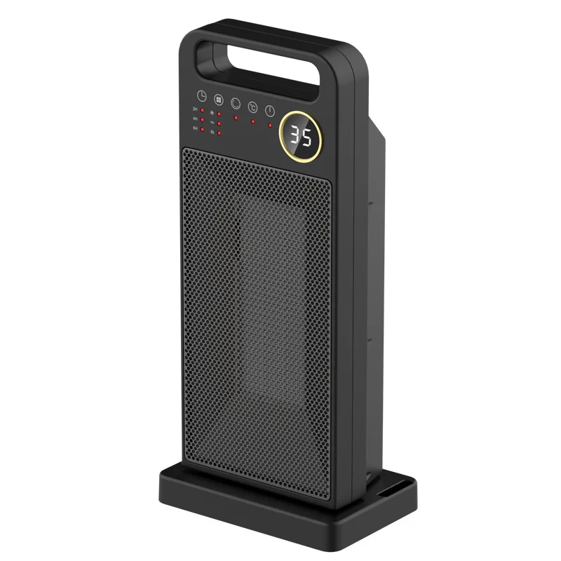 2000W Cross-border new PTC ceramic heating  low noise  anti-drop cartoon mini  desktop warm electric fan heater