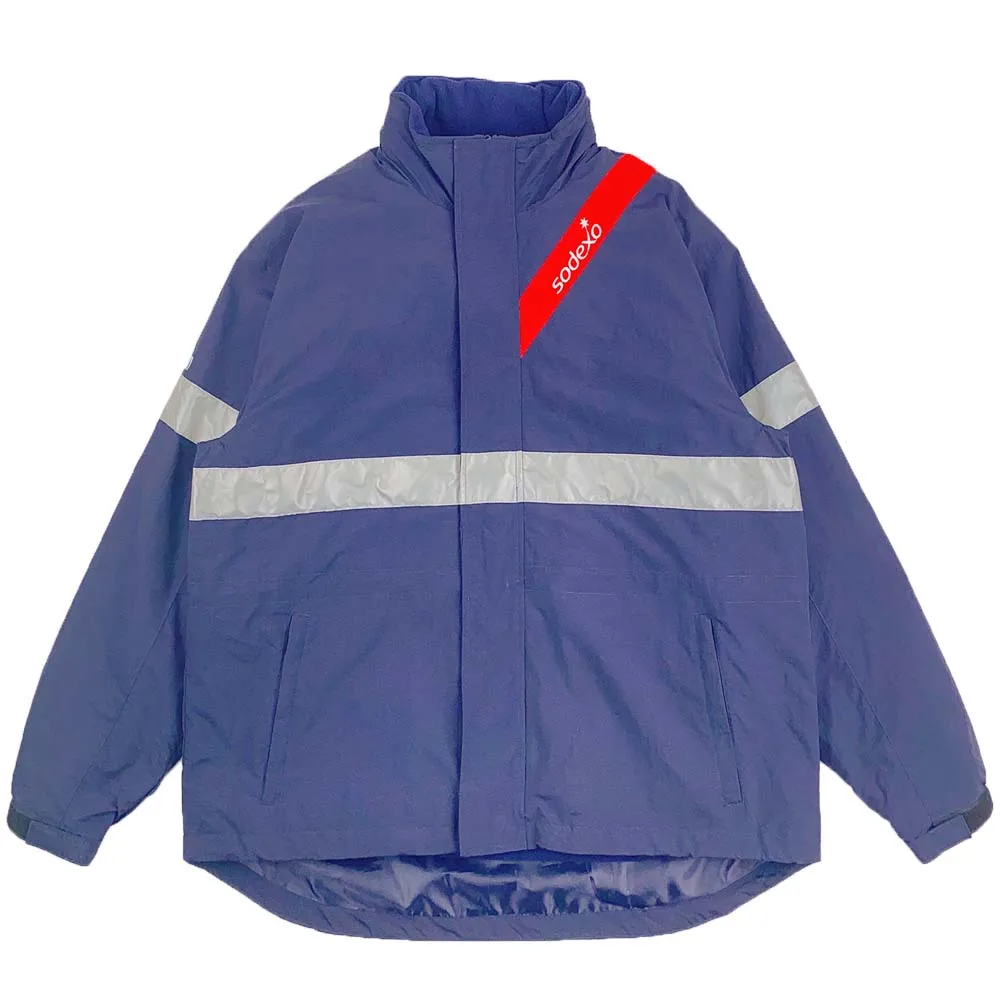 Мужская Светоотражающая Защитная куртка с высокой видимостью, Мужская Светоотражающая рабочая одежда для холодного хранения, зимние куртки (1600705844767)