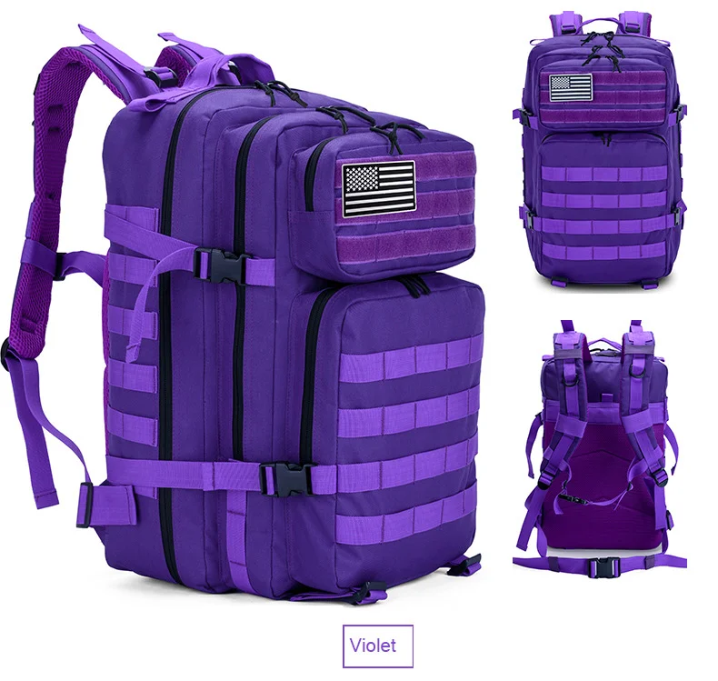 High Quality Men Tactical Camp Rucksack 45L Hiking Bagpack Mochila Back Pack Waterproof Tactical Bag Backpack