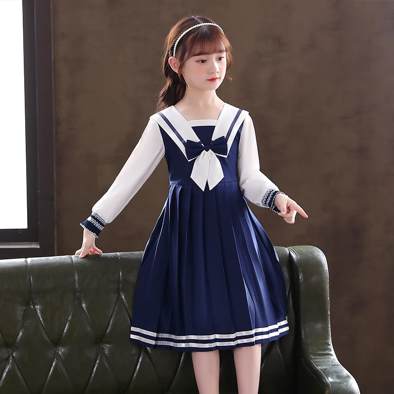 New Red JK Uniform Autumn Summer Japanese School Uniforms High School For Girls Sailor Pleated Skirt JK Sets Cosplay Clothing