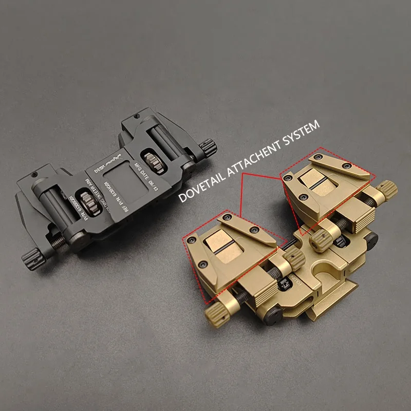 LWXC PVS14 Night vision NVG arms binocular bridge rhino mount for L4 G24 Helmet Fast mounted TK8002