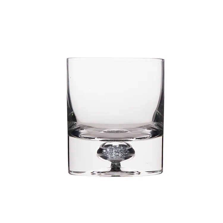 Wholesale customized Liquor Vodka 25ml 30ml heavy base thick bottom whisky custom shot whiskey glass