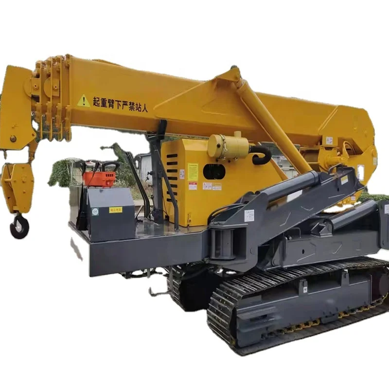 Морской мобильный строительный мини-подъемник на гусеничном ходу самоходный сборщик автоматические электрические мини-подъемные краны 3 тонны