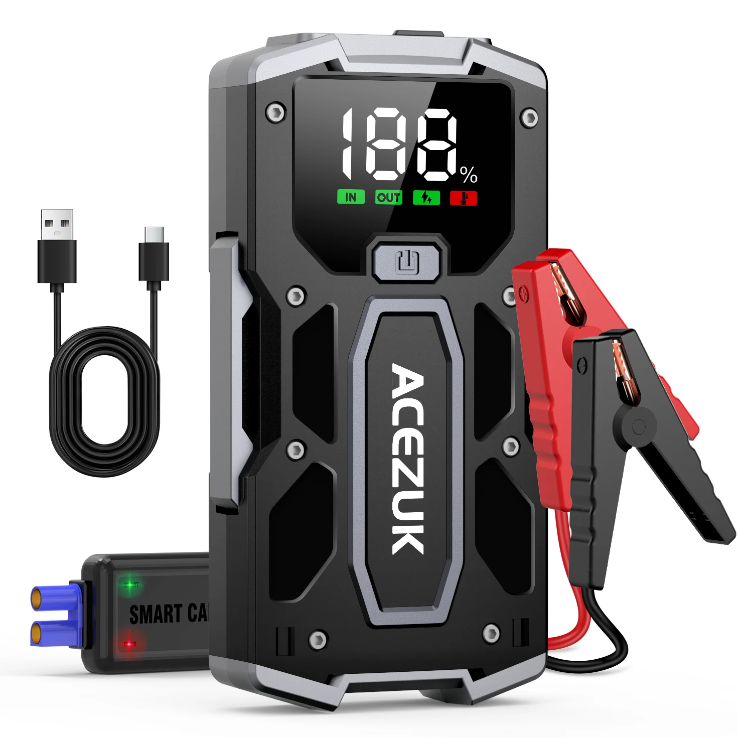 Power bank power jump starter автомобильный пусковой кабель jump starter power pack