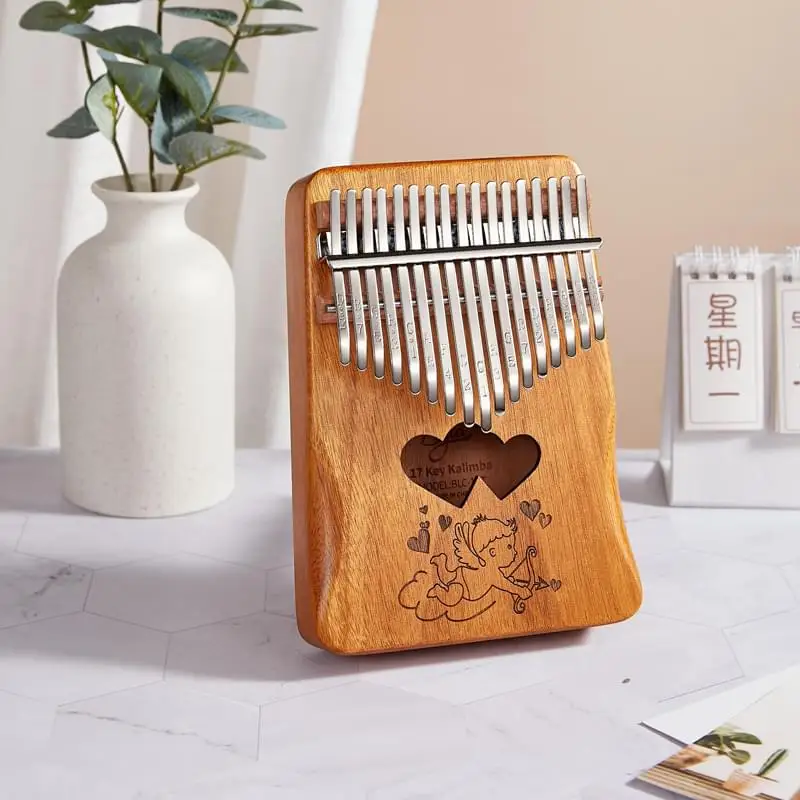 lovely cute vbh kalimba jecko wooden musical instruments portable finger piano