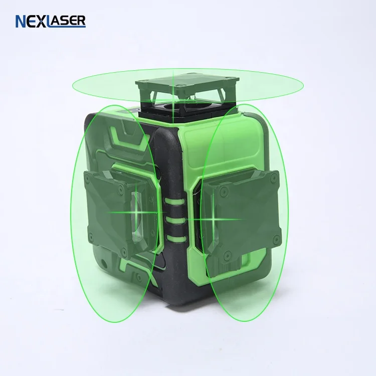 
NDG100 New 3d laser level automatic green beam self-leveling 12 lines rotary laser 