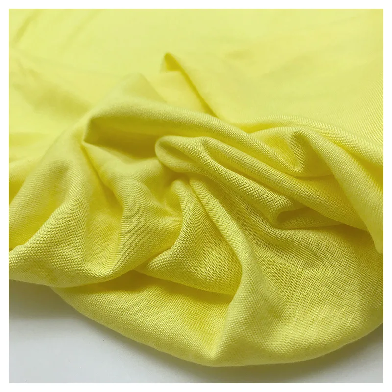 
Leesourcing-Stretchy Organic Gots Cotton Bamboo Fabric Knitted 180gsm For Babies Eco-friendly 