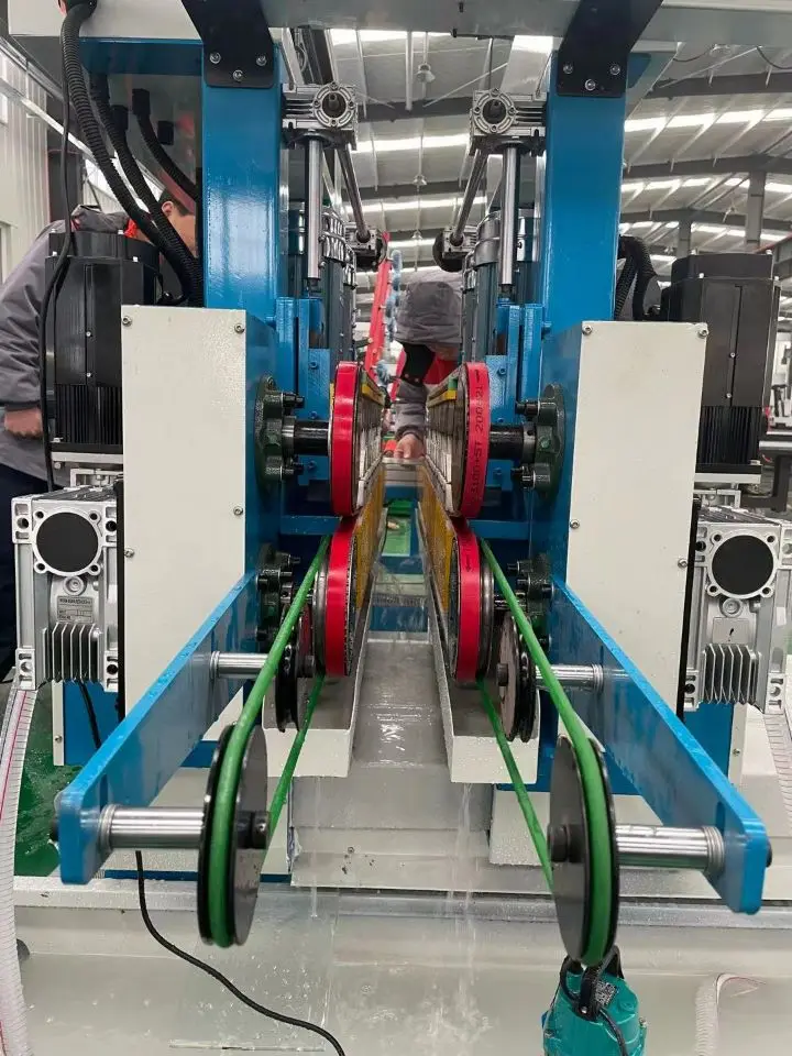 glass grinder machine 12 kw CNC Glass Polishing Machine Glass Edge Processing Machinery